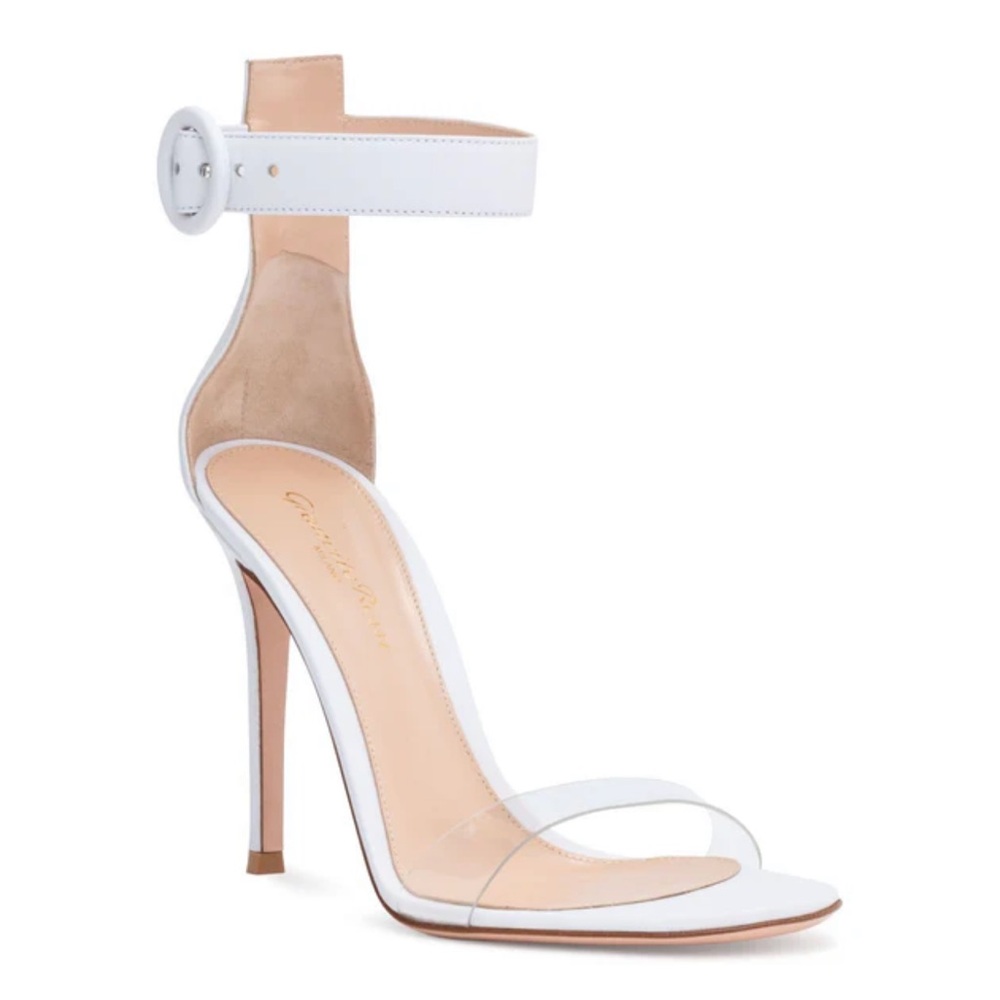 Gianvaito Rossi open toe white sandal